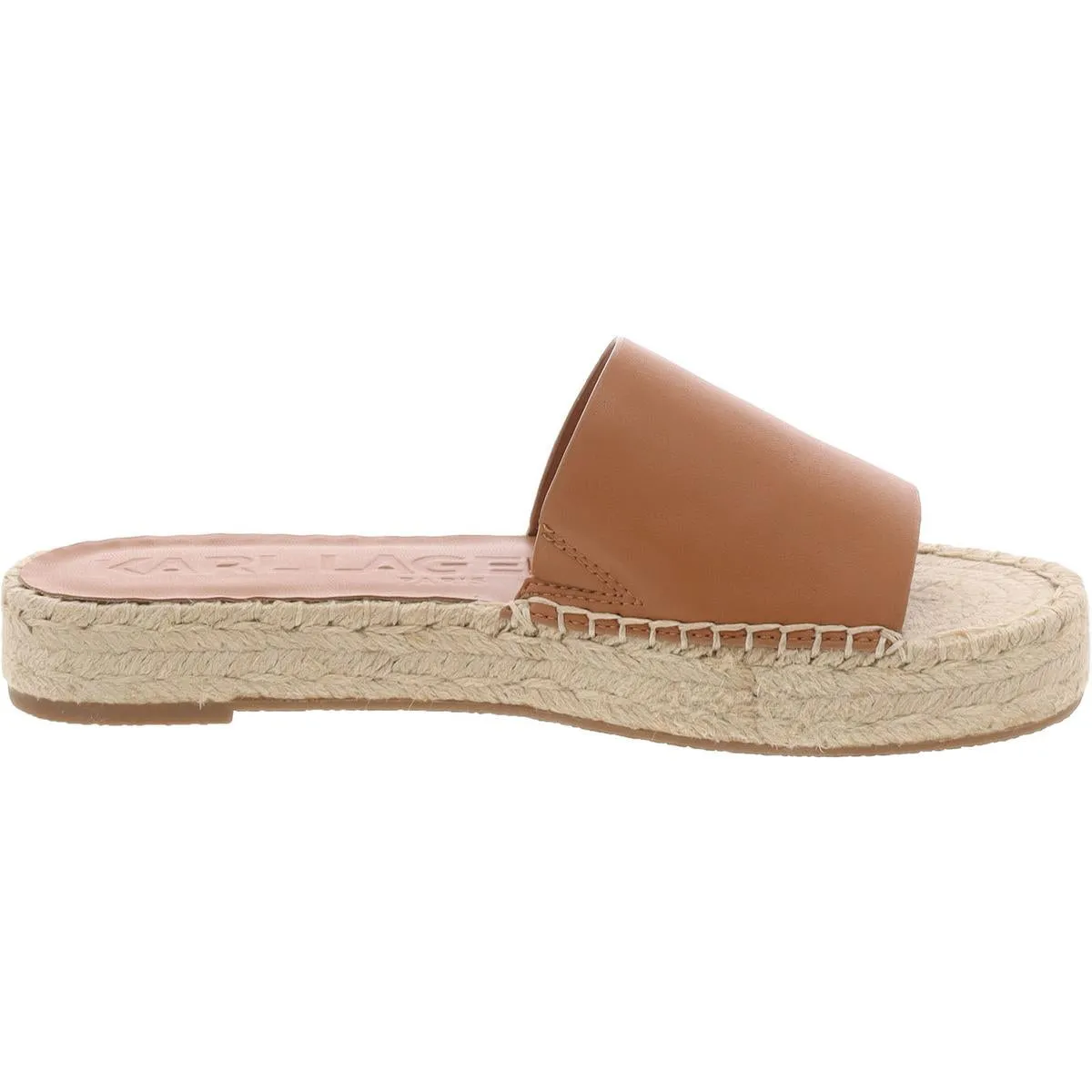 Carsten Womens Embellished Leather Platform Sandals