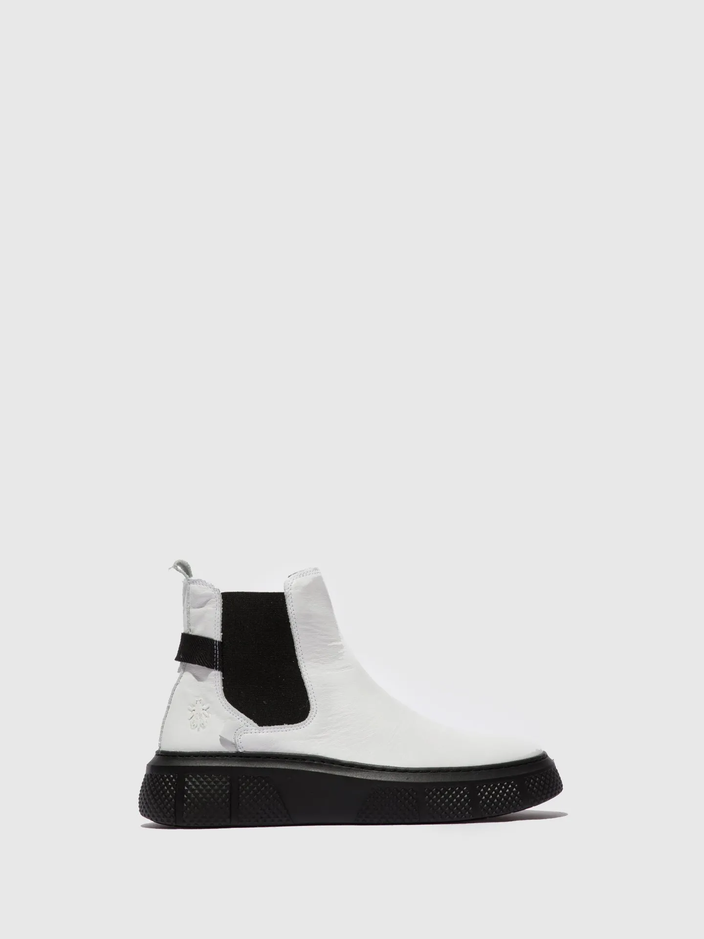 Chelsea Ankle Boots EBBE479FLY DUBLIN WHITE (BLACK SOLE)