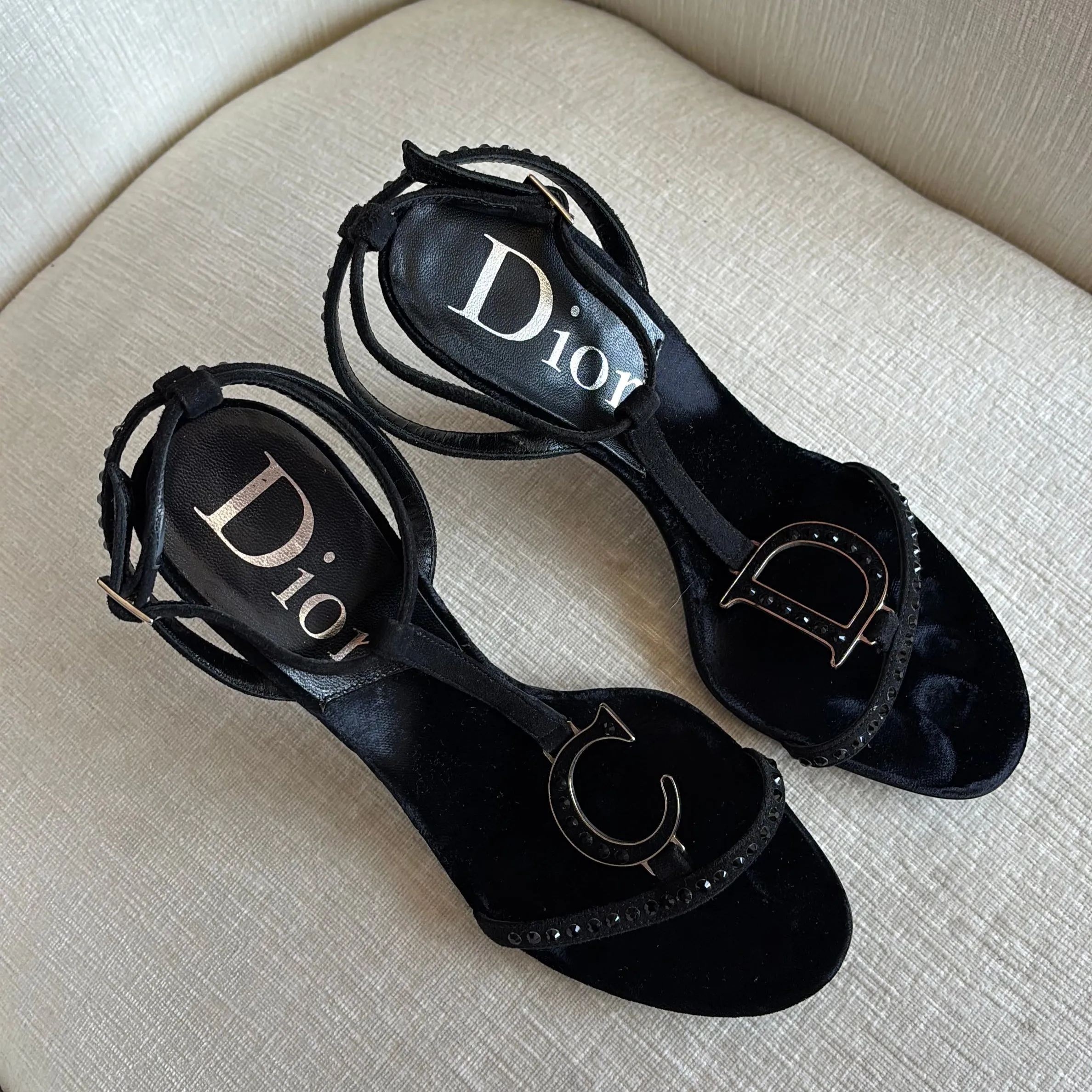 Christian Dior 'CD' Sandals - Women's 37