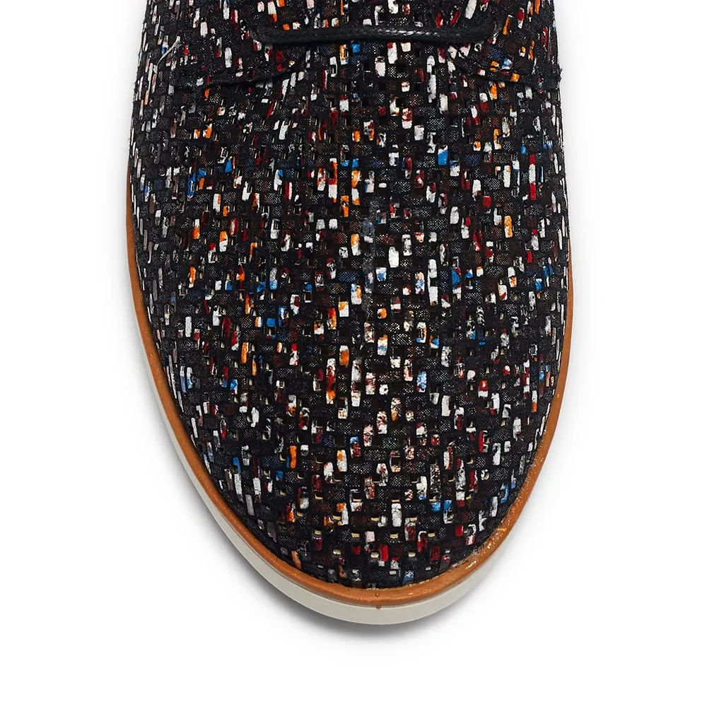 Deed Sneaker in Black Multi Leather