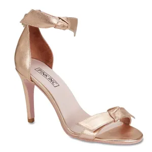 Destiny Heel in Rose Gold Leather