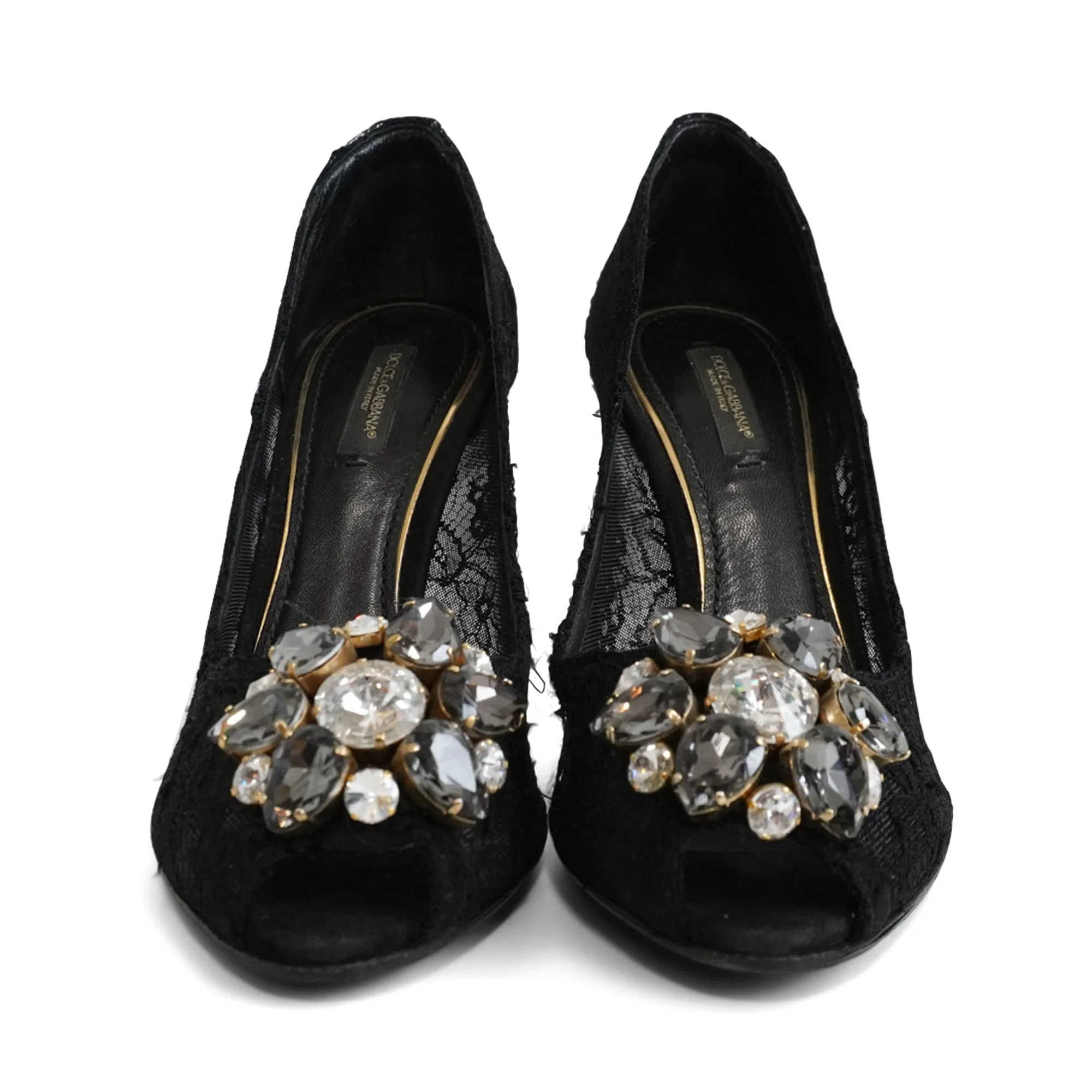 Dolce & Gabbana 'Bellucci Crystal' Heels - Women's 38