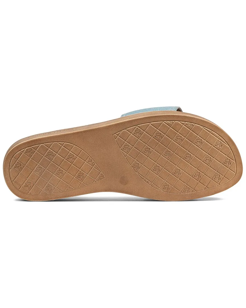 Donald Pliner Farrahspan Leather Wedge Sandal
