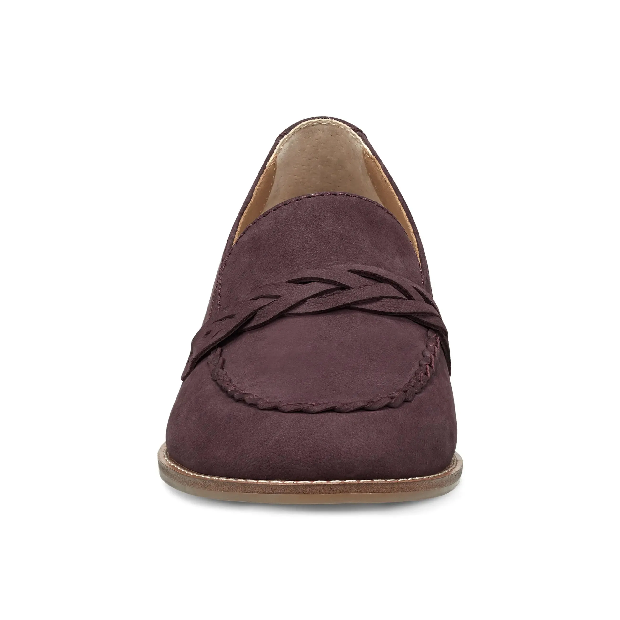Edie Stacked Heel Casual Slip-on Loafers