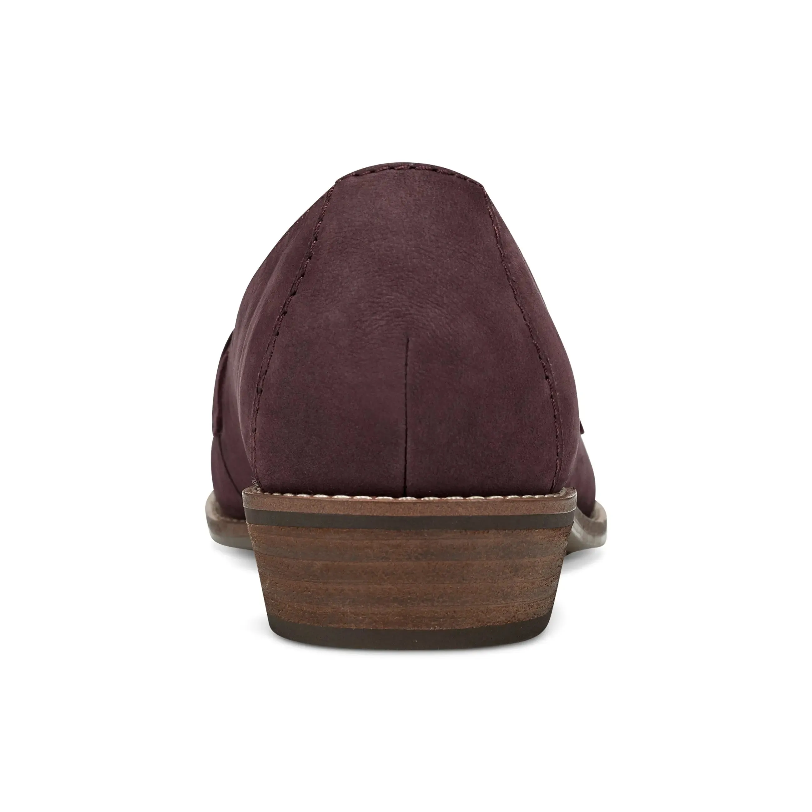 Edie Stacked Heel Casual Slip-on Loafers