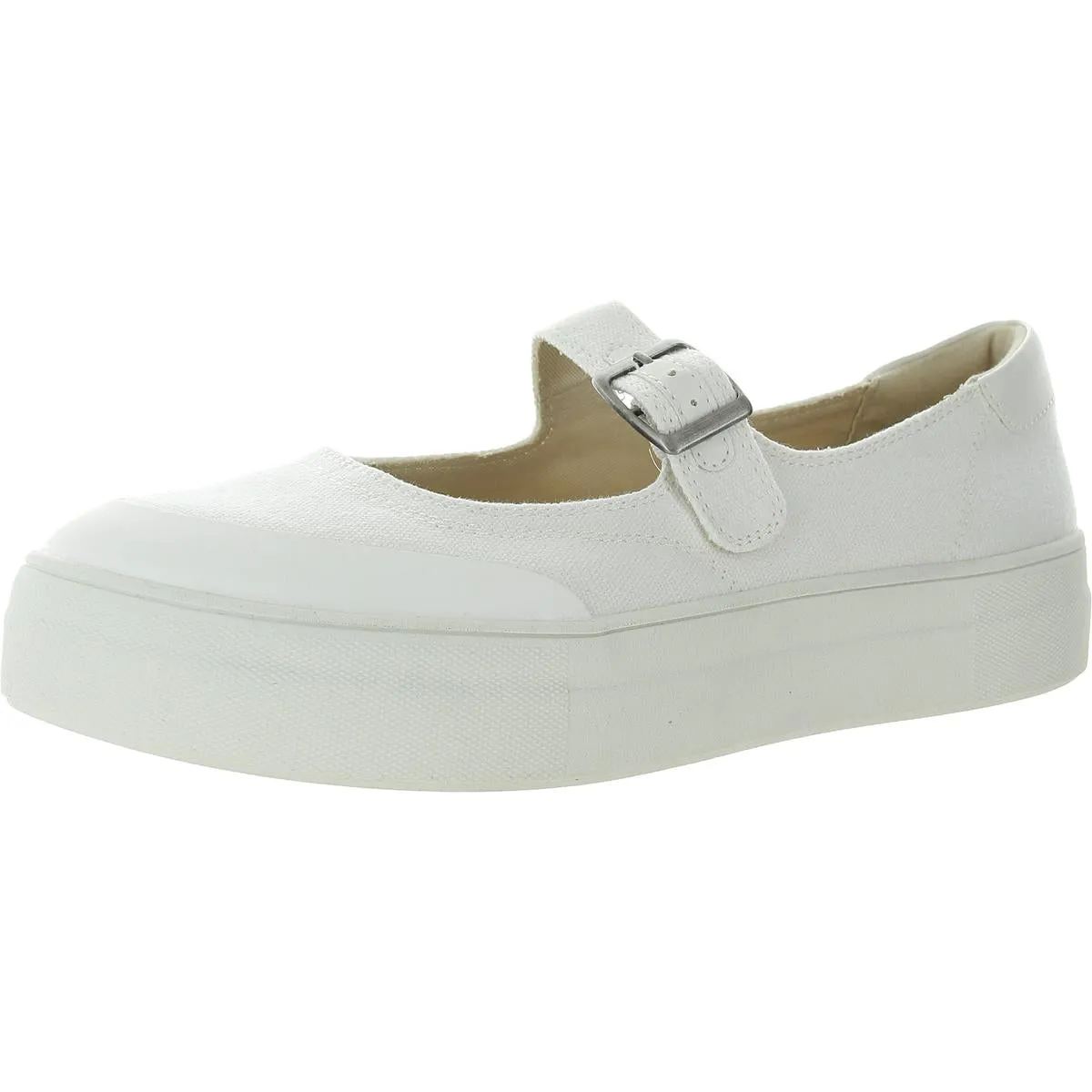 Ediva Womens Solid Knit Mary Janes