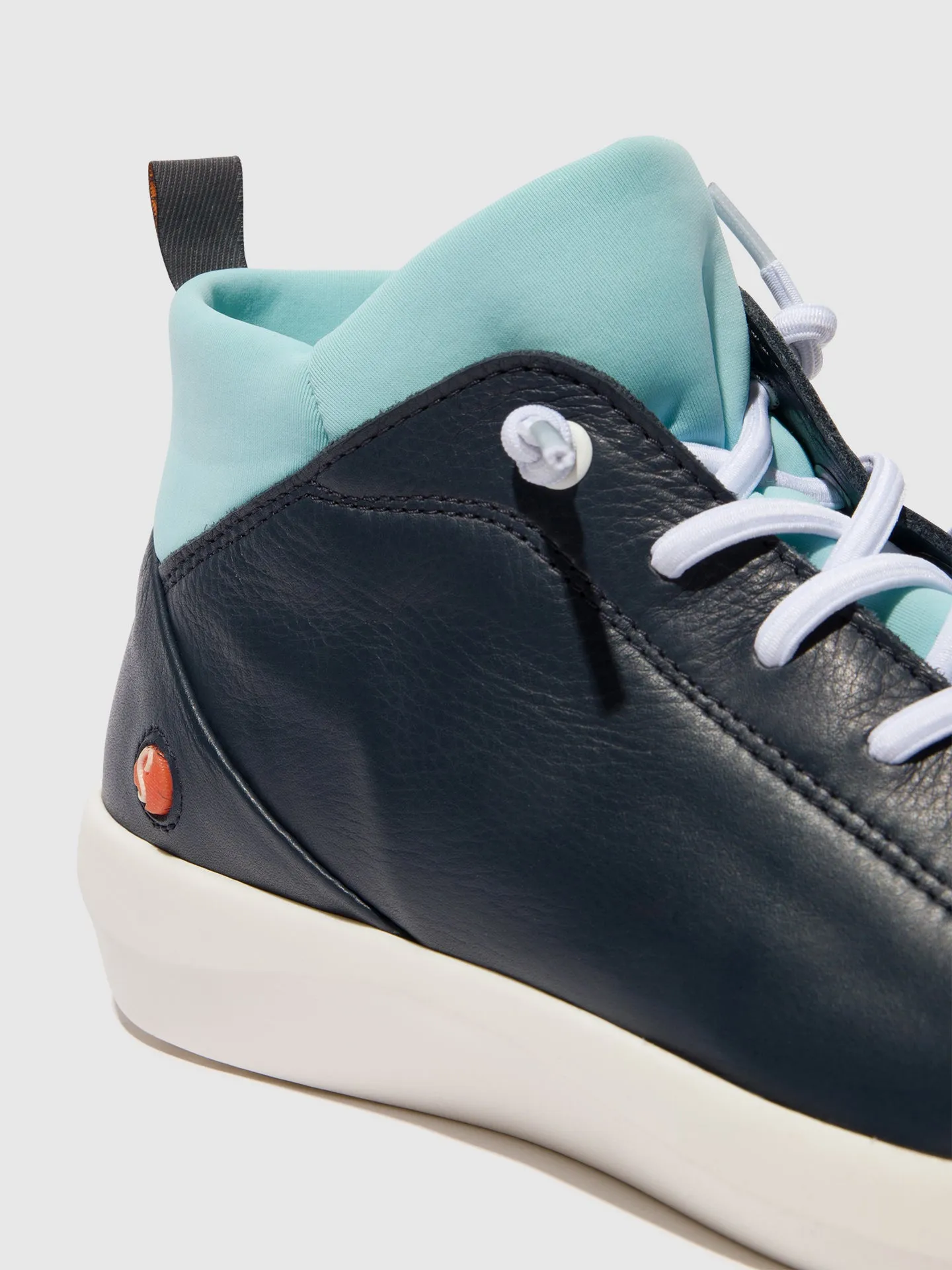 Elasticated Ankle Boots BIEL549SOF NAVY/BABY BLUE