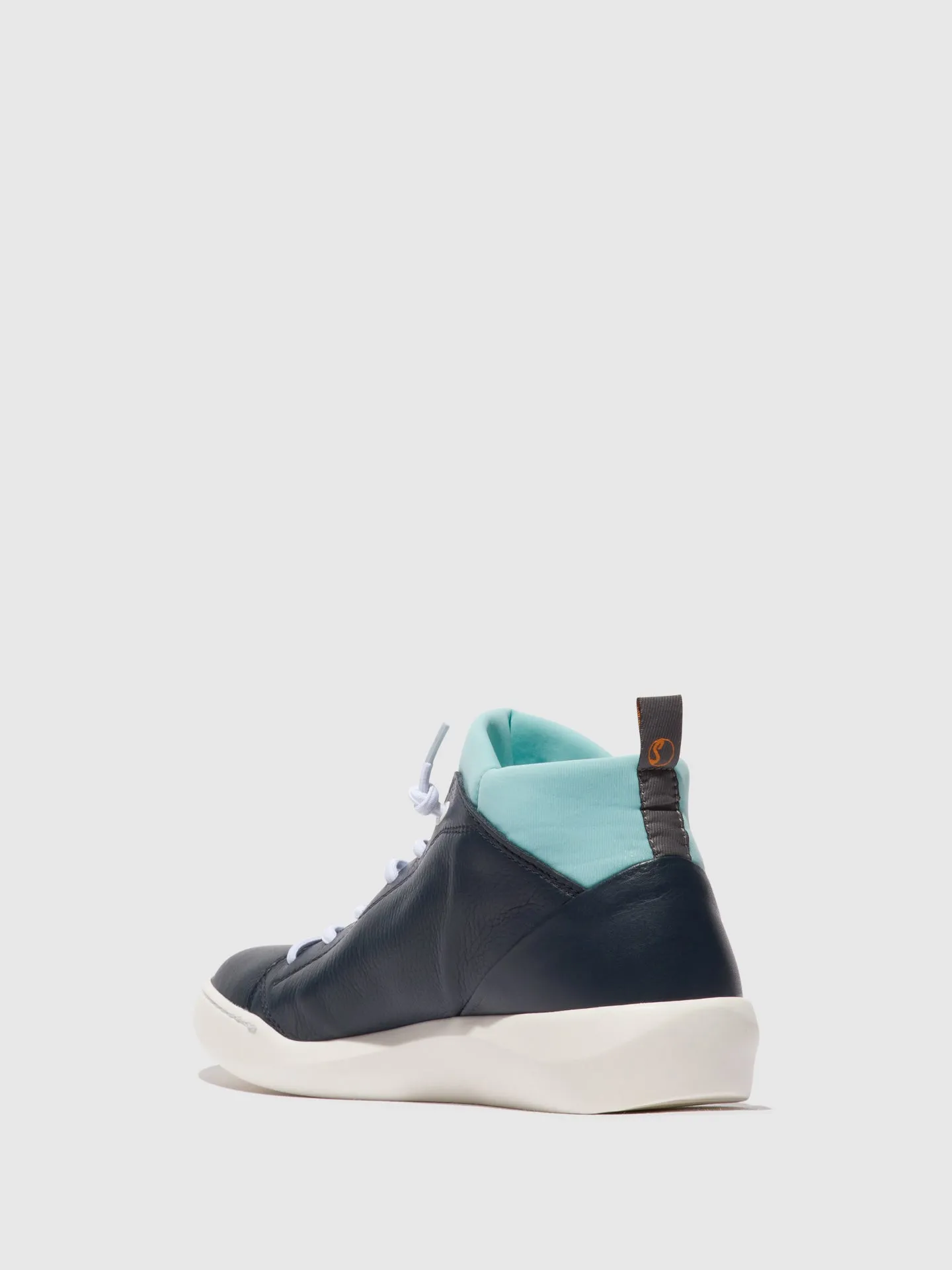 Elasticated Ankle Boots BIEL549SOF NAVY/BABY BLUE