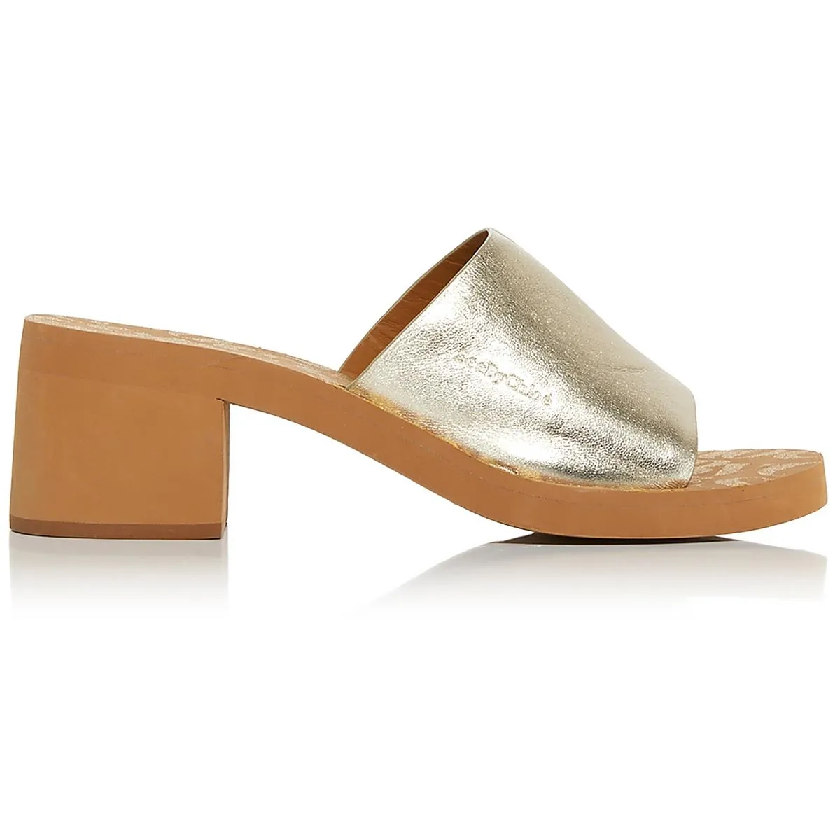Essie Womens Slip On Casual Block Heel