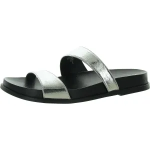 Explore Womens Strappy Open Toe Slide Sandals