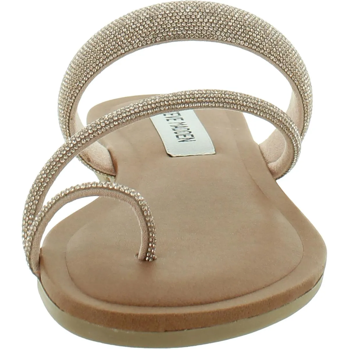 Fiorra Womens Open Toe Slip On Slide Sandals