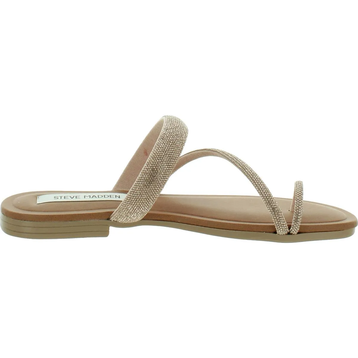 Fiorra Womens Open Toe Slip On Slide Sandals