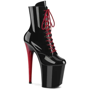FLAMINGO-1020 Black Patent/Black-Red