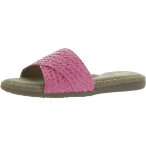 Flawless Womens Open Toe Slip On Mule Sandals