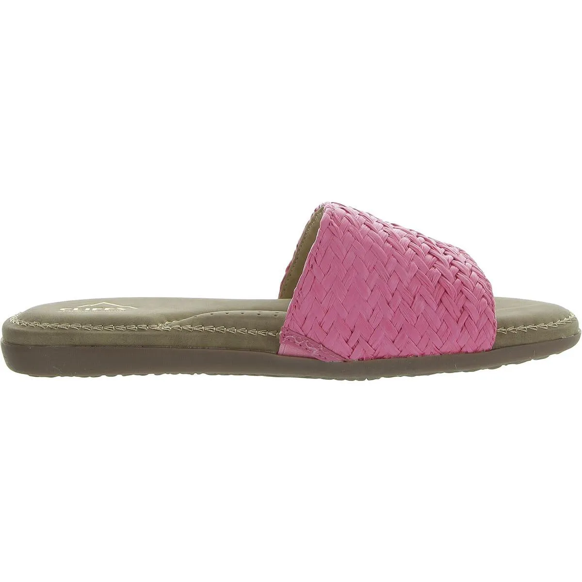 Flawless Womens Open Toe Slip On Mule Sandals