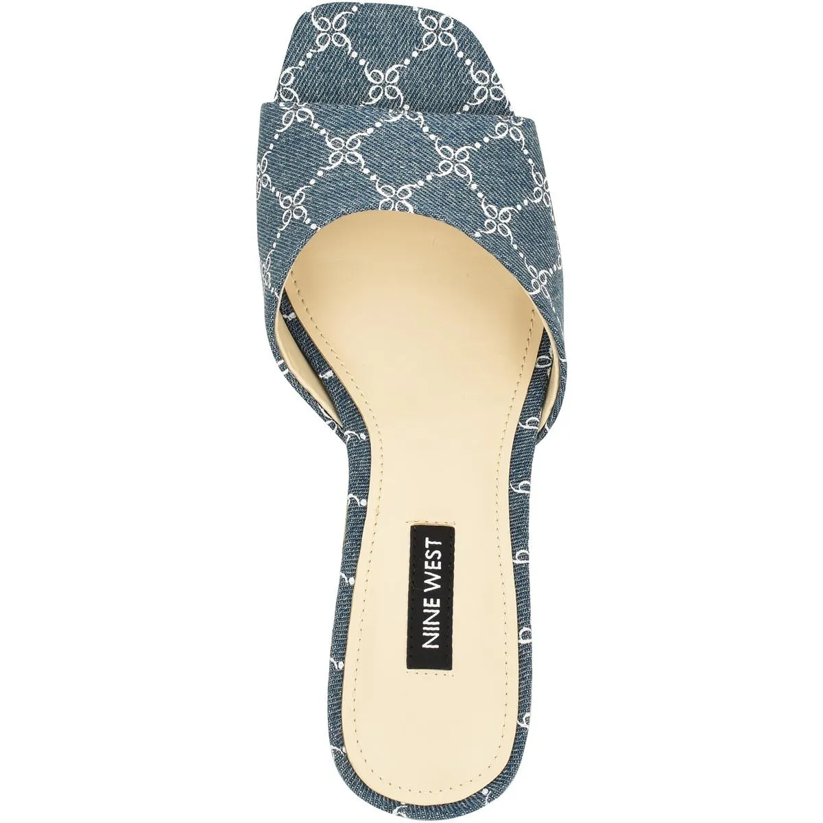 Gagen Womens Denim Slip-On Mule Sandals
