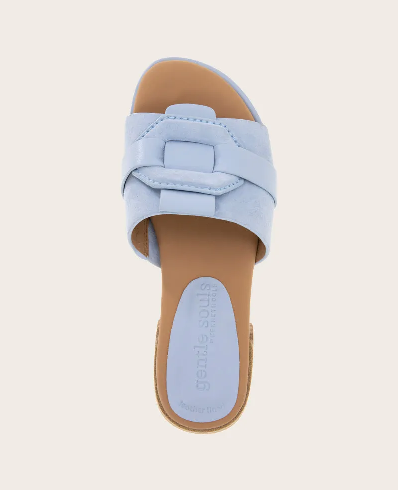 GENTLE SOULS - Hudson Suede Slip On Sandal