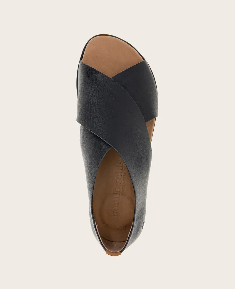 GENTLE SOULS - Leslie X Band Leather Tread Sole Sandal