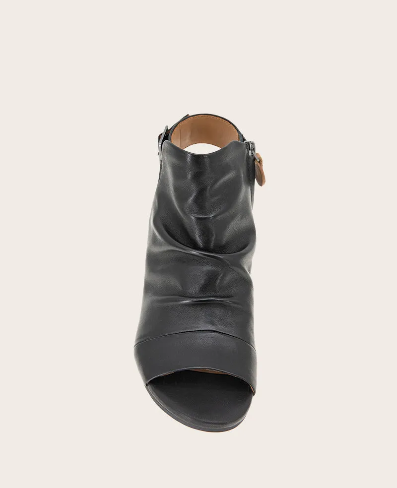 GENTLE SOULS - Marrion Leather Slingback Block Heel Sandal