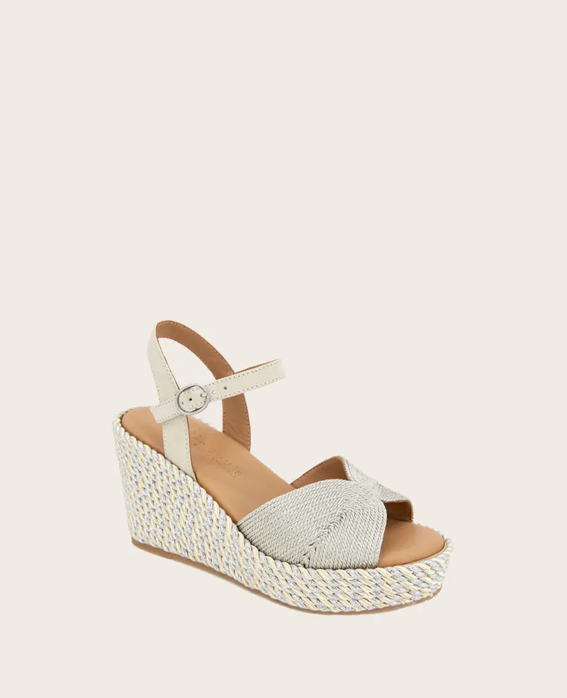 GENTLE SOULS - Nola Fabric Espadrille Wedge