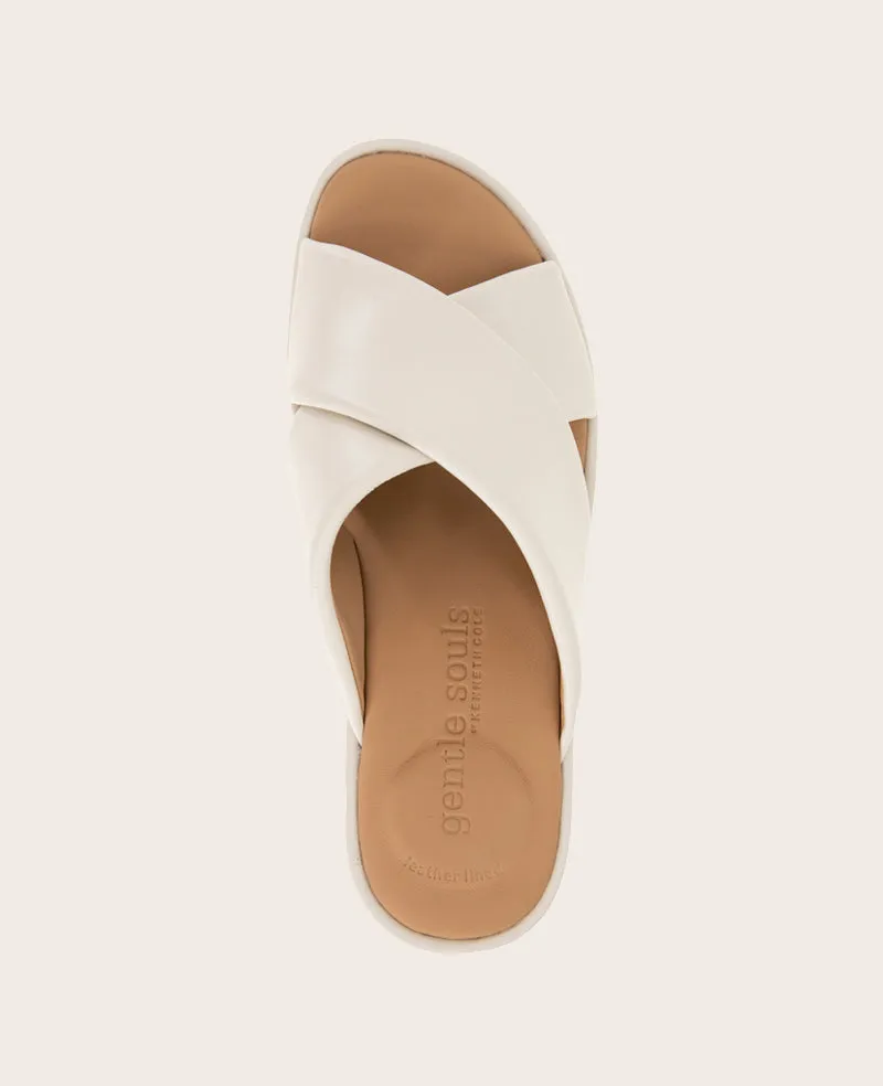 GENTLE SOULS - River Leather X Band Platform Sandal