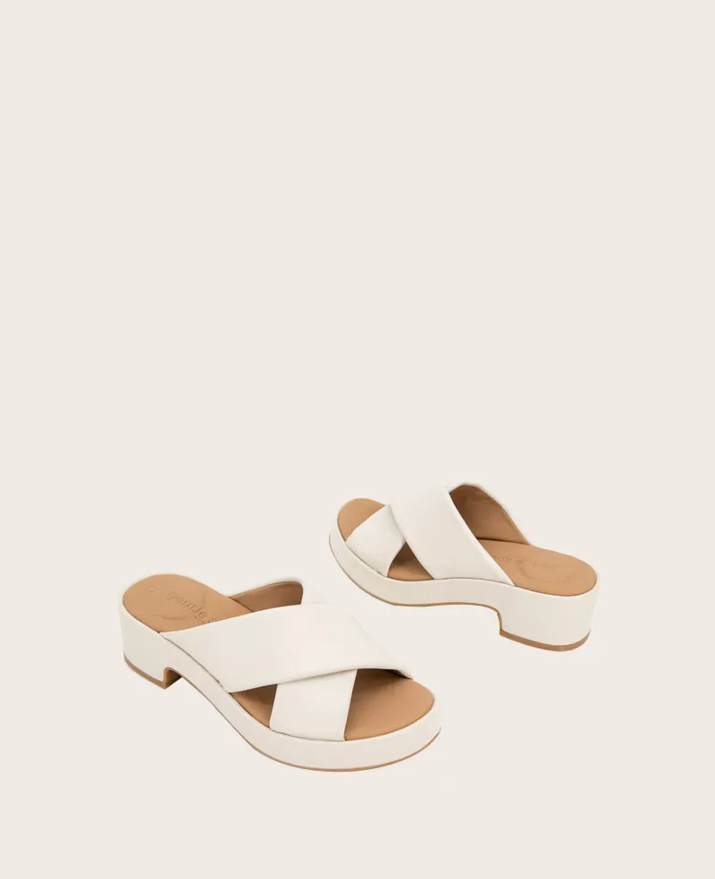GENTLE SOULS - River Leather X Band Platform Sandal