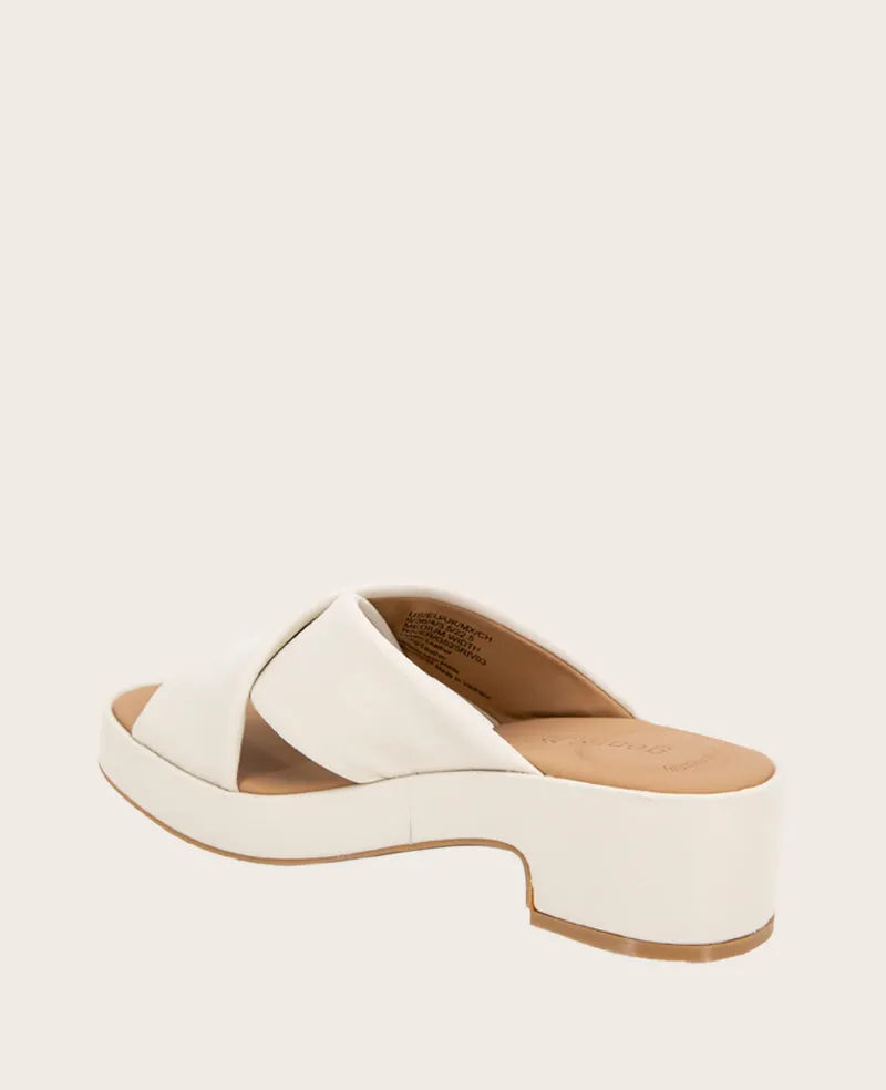 GENTLE SOULS - River Leather X Band Platform Sandal