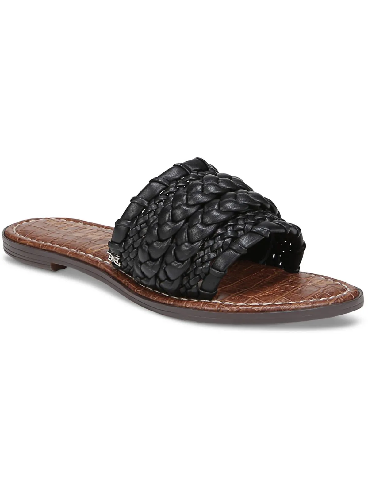 Giada Womens Slip On Flat Slide Sandals