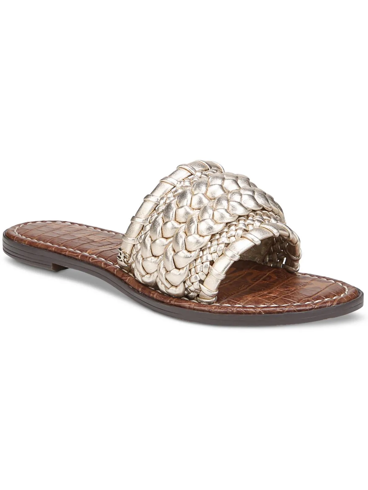 Giada Womens Slip On Flat Slide Sandals