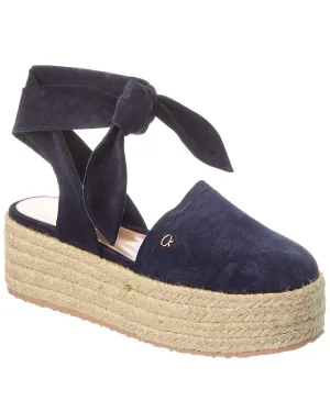 Gianvito Rossi Almeria 40 Suede Platform Sandal