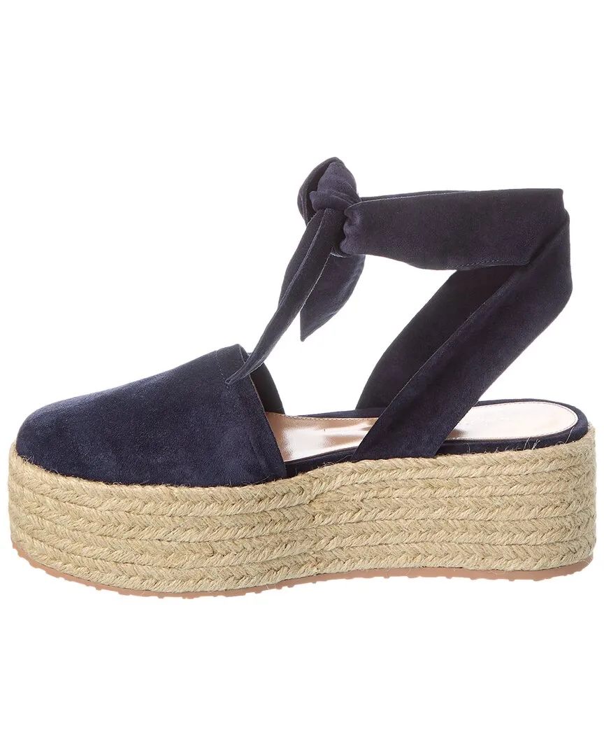 Gianvito Rossi Almeria 40 Suede Platform Sandal