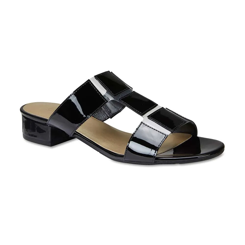 Gigi Slide in Black Patent