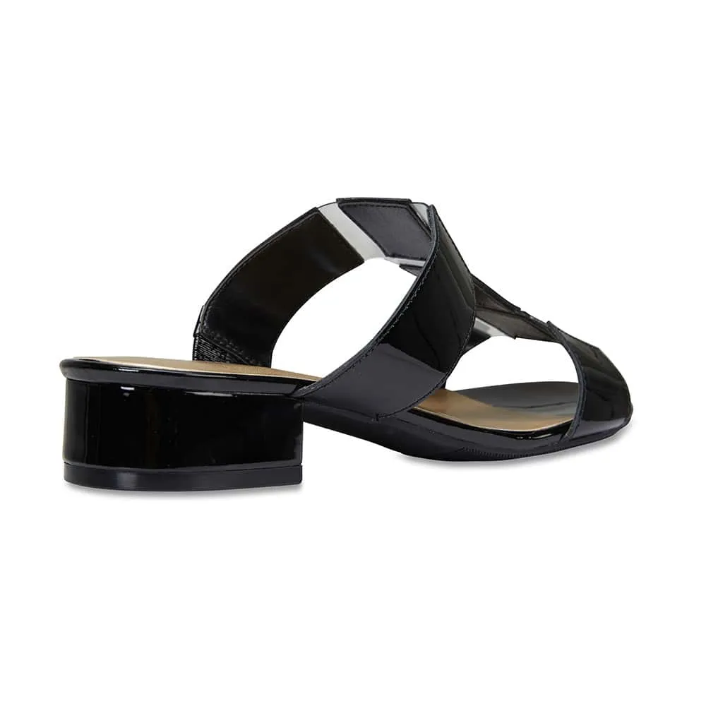 Gigi Slide in Black Patent