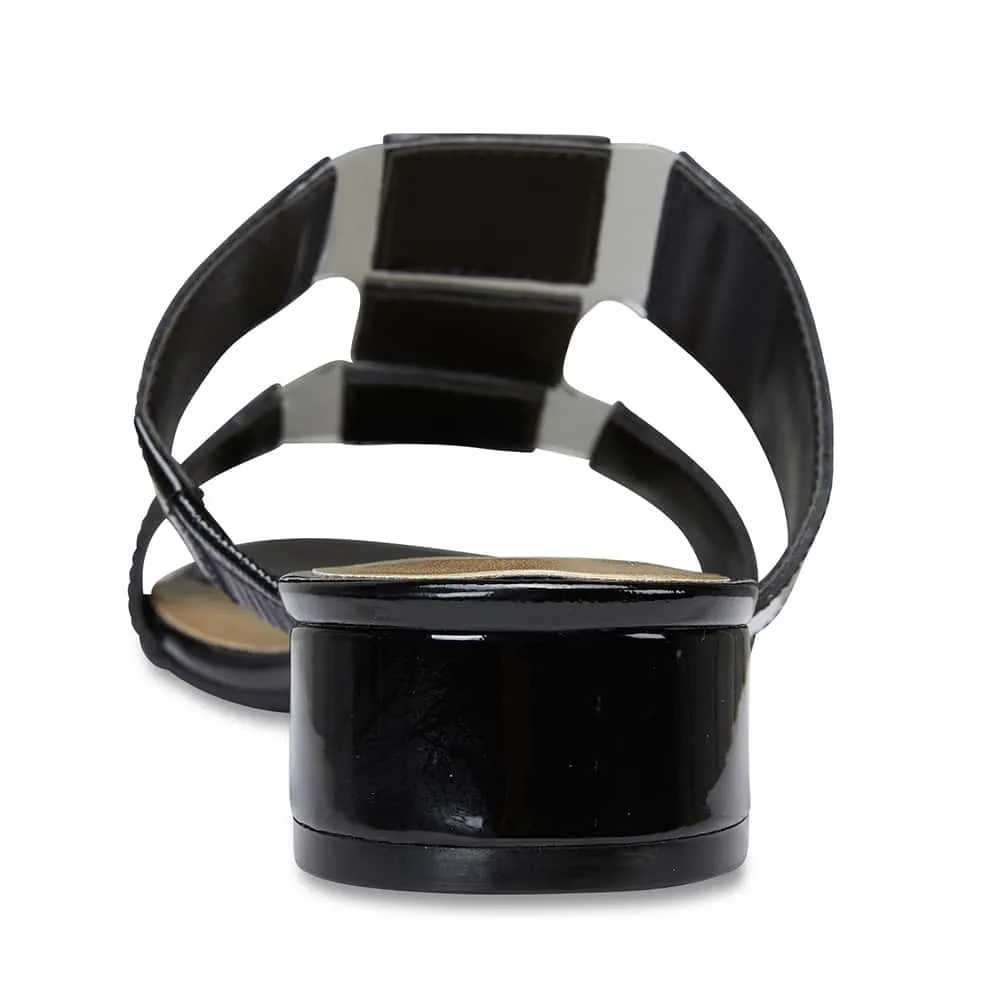 Gigi Slide in Black Patent