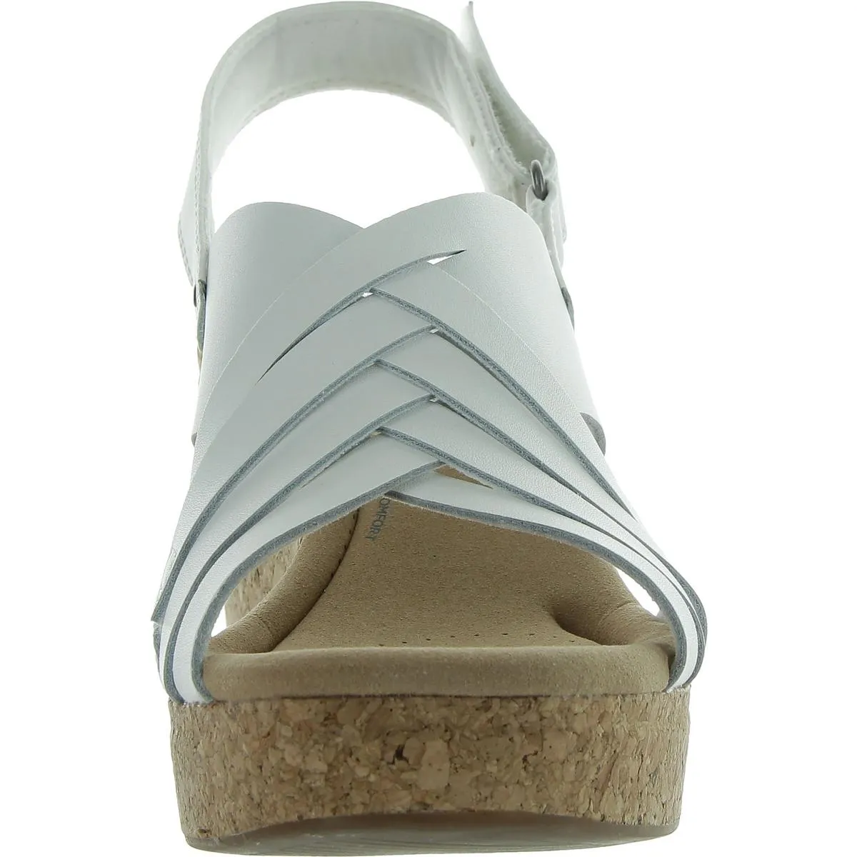 Giselle Ivy  Womens Cork Platforms Slingback Sandals