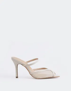 Gloxinia Off White Leather