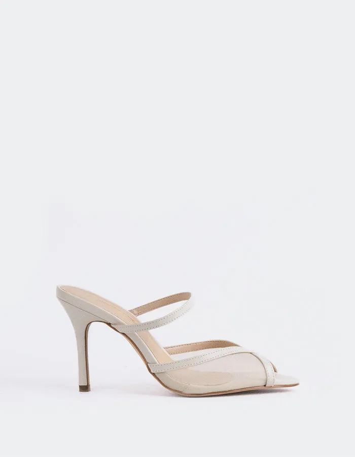 Gloxinia Off White Leather