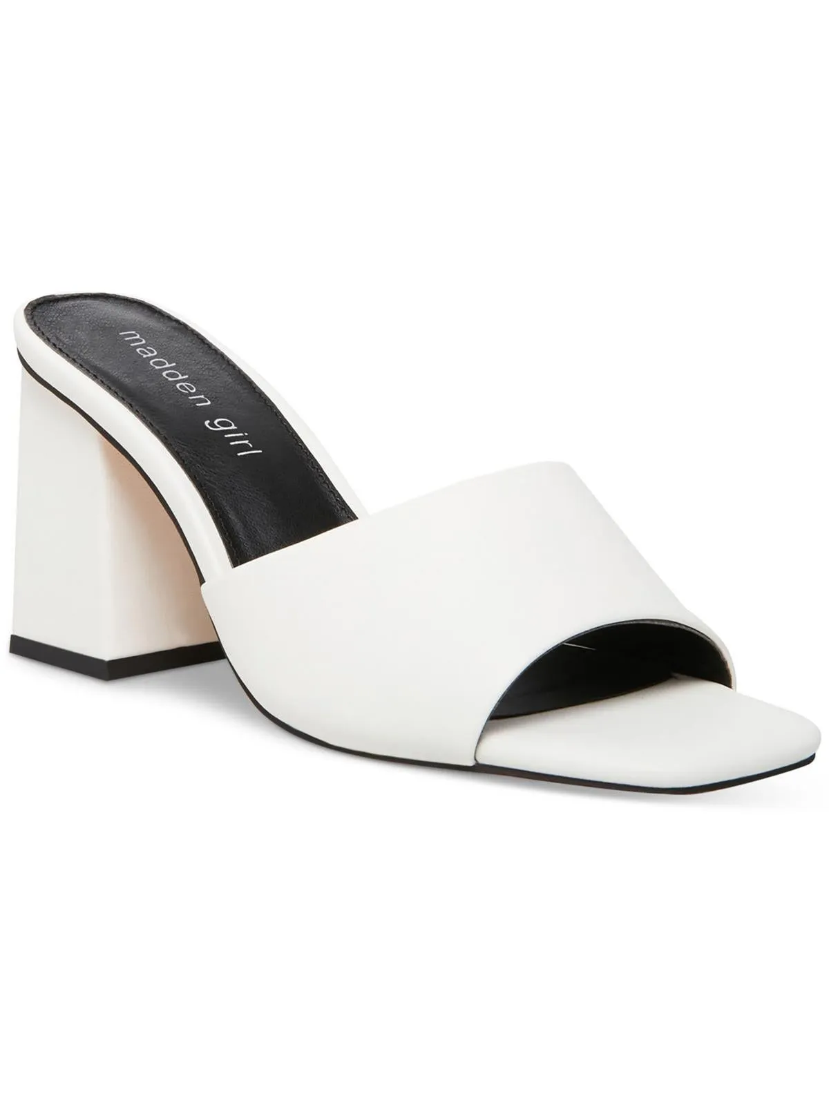 Goldenn Womens Faux Leather Slip On Mule Sandals