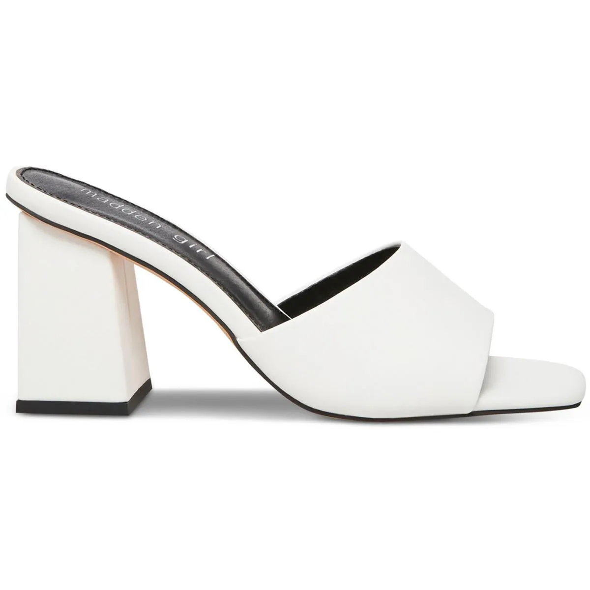 Goldenn Womens Faux Leather Slip On Mule Sandals