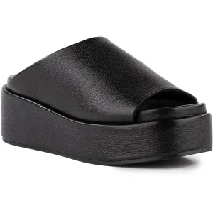 Goodies Womens Platform Open Toe Slide Sandals