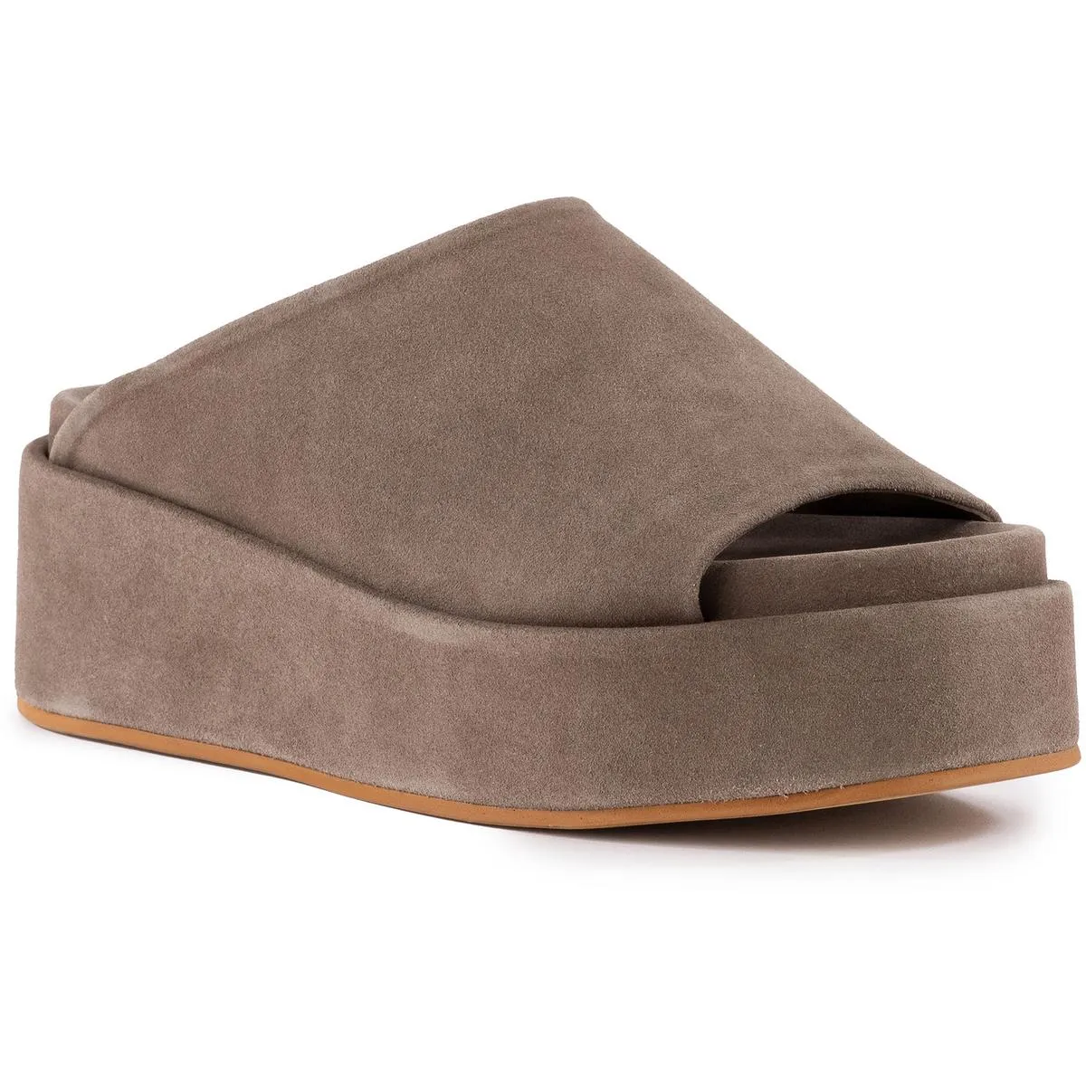 Goodies Womens Platform Open Toe Slide Sandals