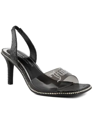 Greysi Womens Square Toe Embellished Heels