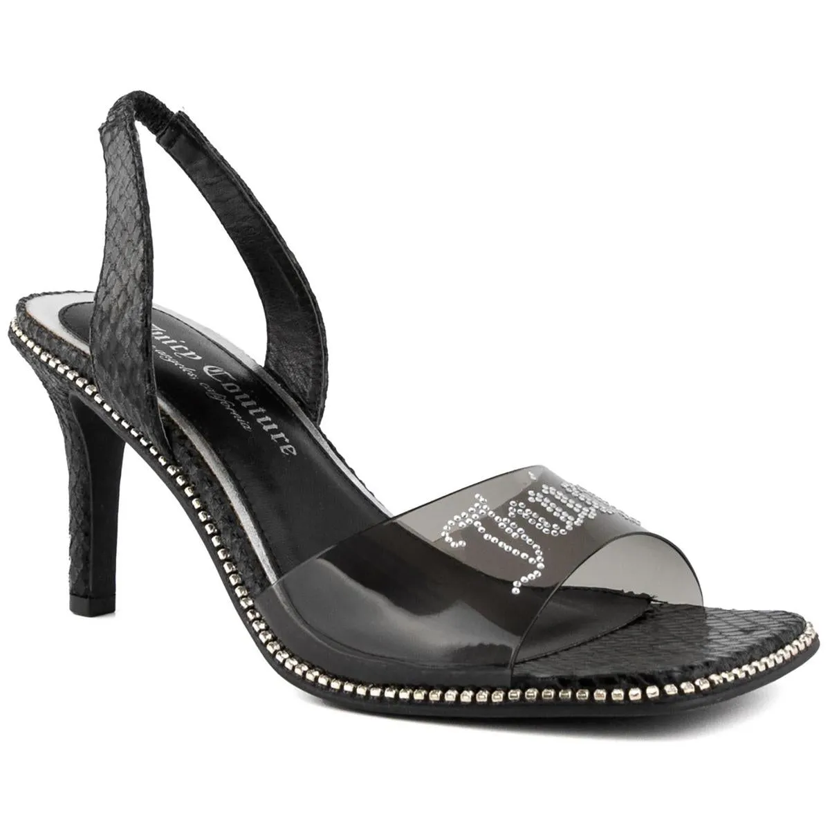 Greysi Womens Square Toe Embellished Heels