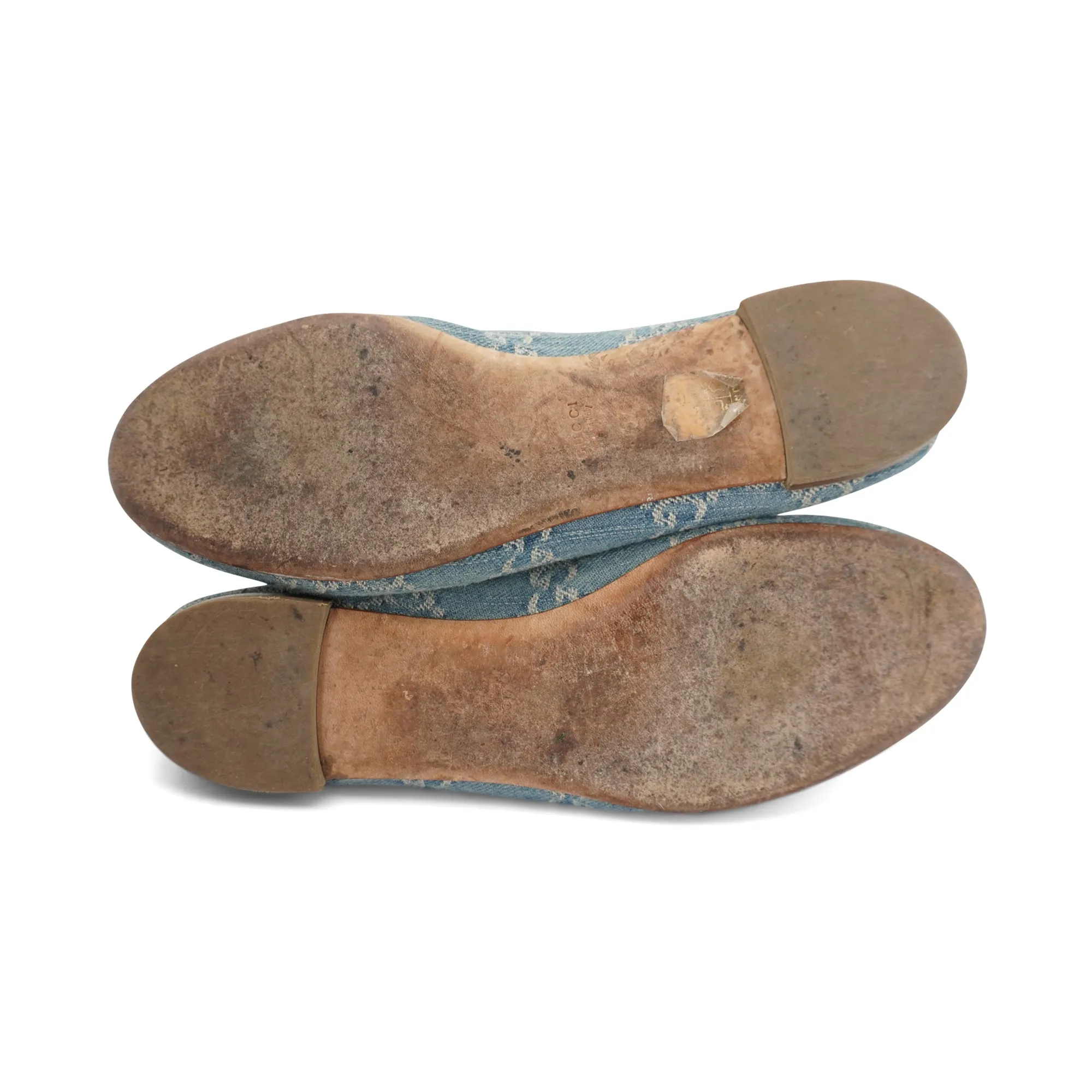 Gucci Denim Ballet Flats - Women's 37