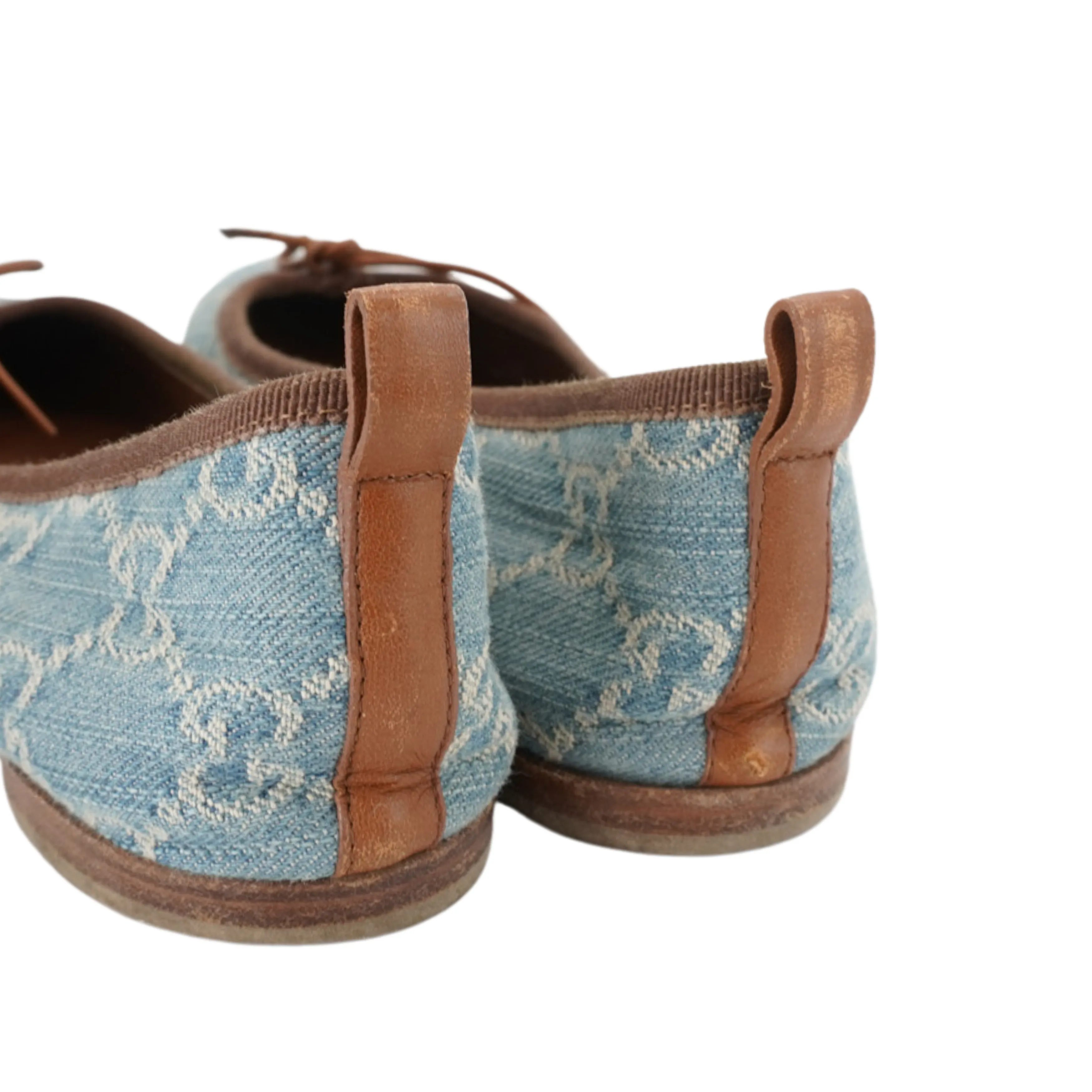 Gucci Denim Ballet Flats - Women's 37