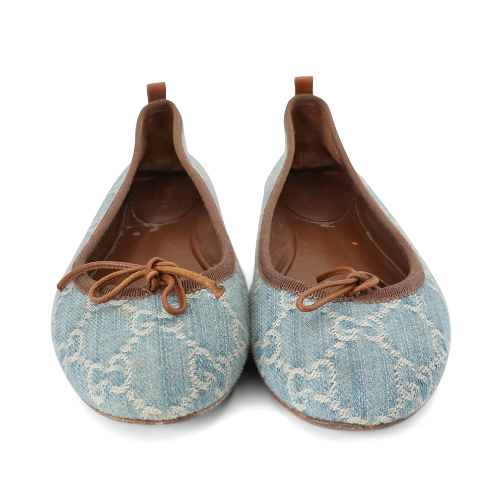 Gucci Denim Ballet Flats - Women's 37