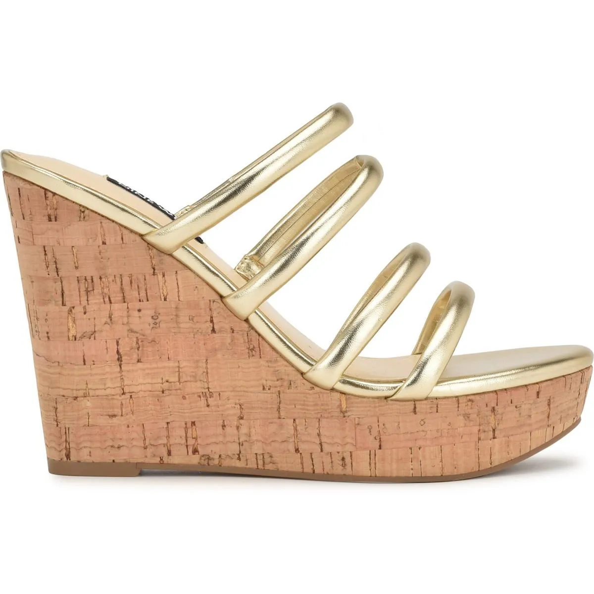 HALOWAY3 Womens Laceless Man Made Wedge Sandals
