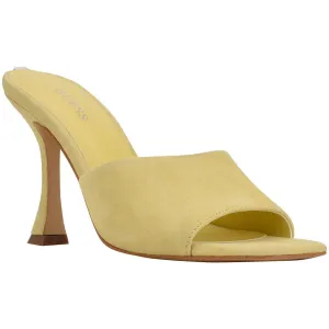 Hambree Womens Suede Open Toe Mule Sandals