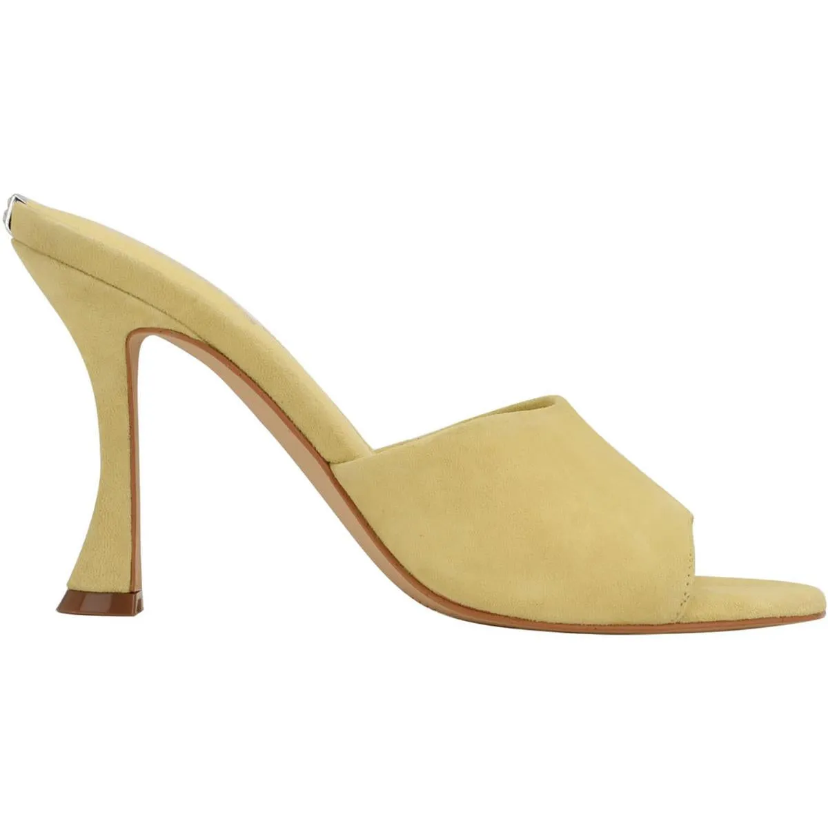 Hambree Womens Suede Open Toe Mule Sandals