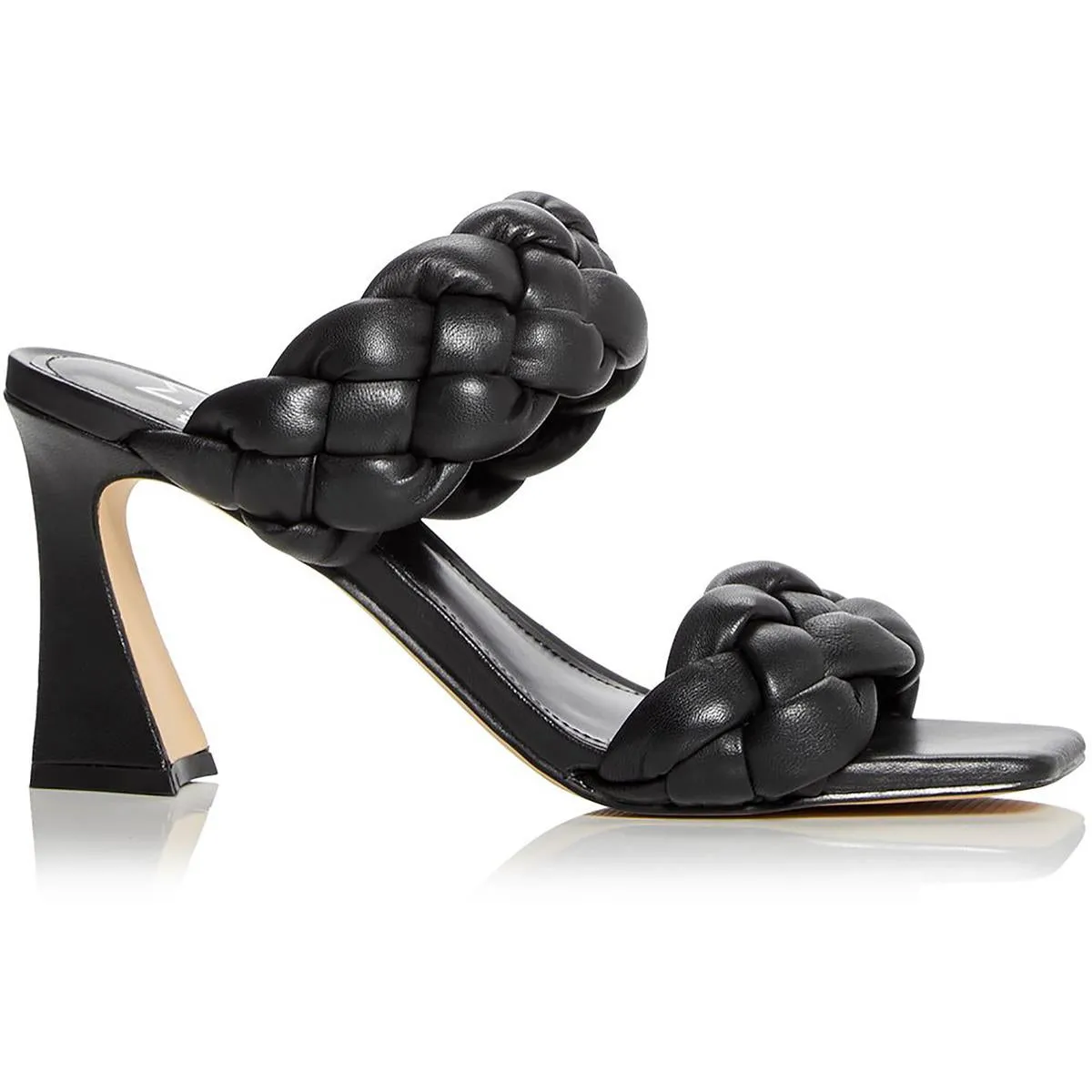 Hammy Womens Leather Square Toe Block Heel